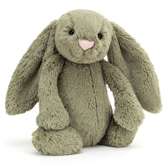 RARE Jellycat Medium Bashful Fern Bunny BNWT - Picture 1 of 6